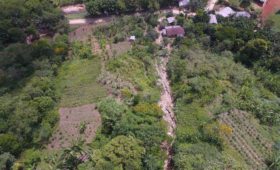 Defesa Civil Estadual vistoria áreas em Morretes afetadas pela enxurrada de fevereiro