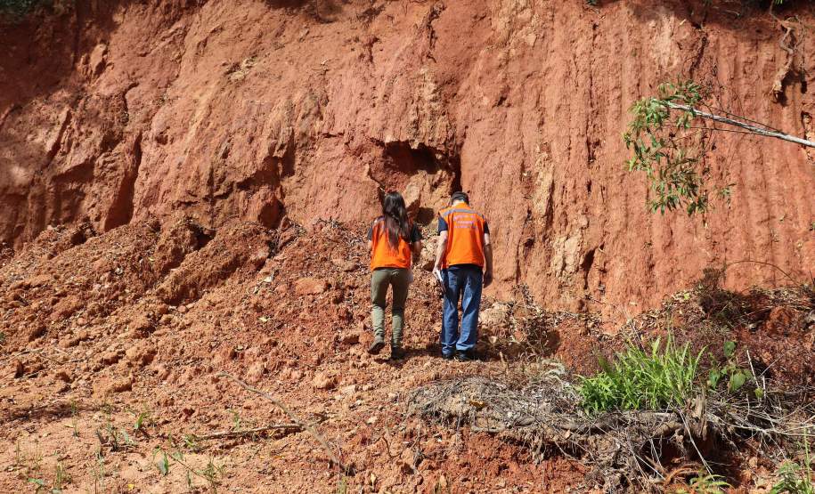 Defesa Civil Estadual vistoria áreas em Morretes afetadas pela enxurrada de fevereiro
