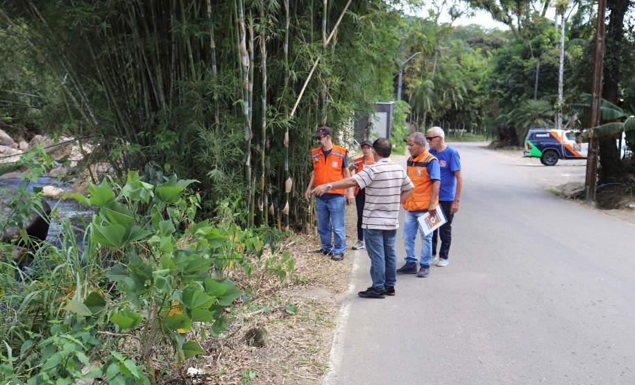 Defesa Civil Estadual vistoria áreas em Morretes afetadas pela enxurrada de fevereiro