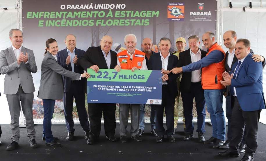 Resposta rápida: Estado entrega equipamentos a 100 municípios para combate a incêndios