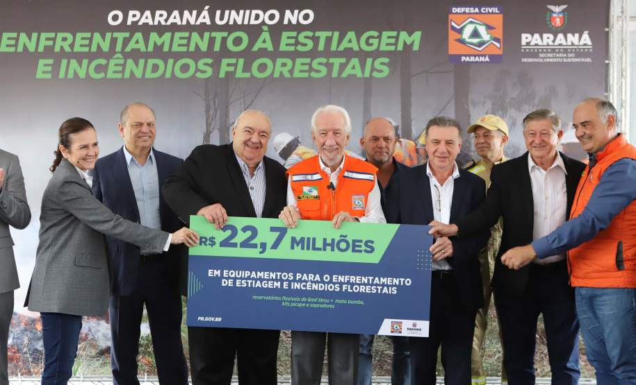 Resposta rápida: Estado entrega equipamentos a 100 municípios para combate a incêndios