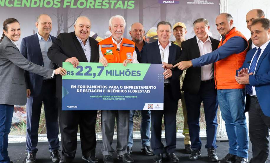 Resposta rápida: Estado entrega equipamentos a 100 municípios para combate a incêndios