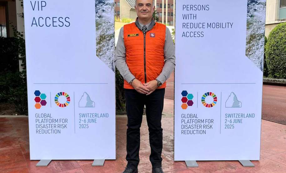 Paraná participa na Suíça de evento da ONU sobre redução de riscos de desastres