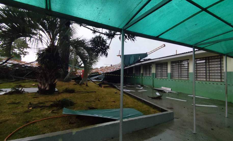 Defesa Civil atende municípios atingidos pelos temporais; ventos chegaram a 121 km/h