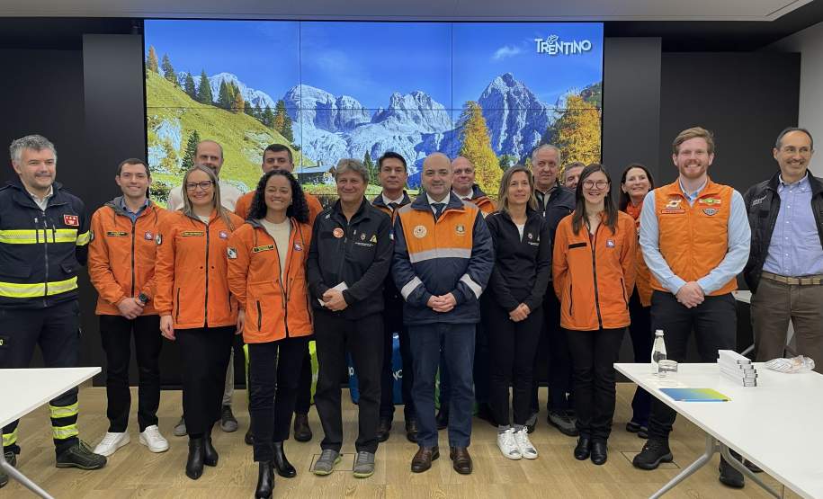 Riscos e repostas a desastres: Defesa Civil do Paraná participa de visita técnica à Itália