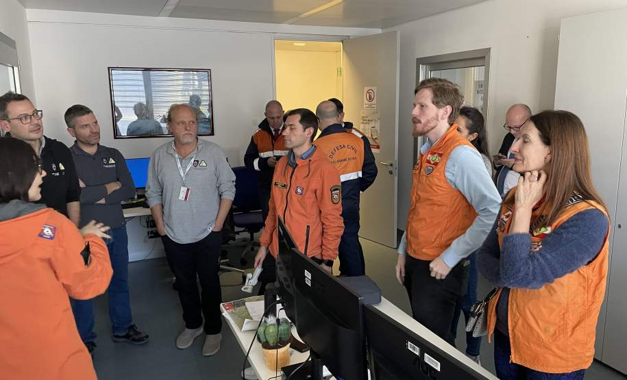 Riscos e repostas a desastres: Defesa Civil do Paraná participa de visita técnica à Itália