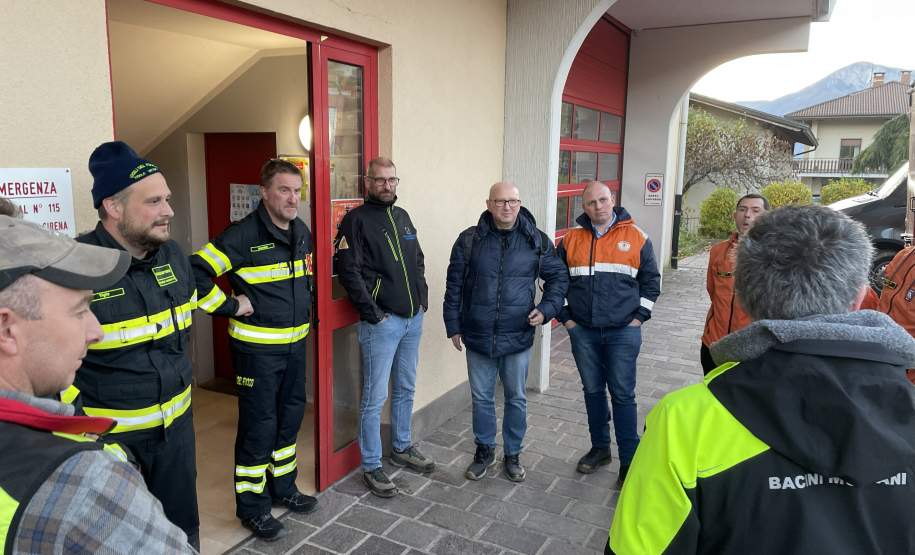 Riscos e repostas a desastres: Defesa Civil do Paraná participa de visita técnica à Itália