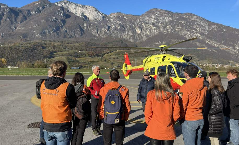 Riscos e repostas a desastres: Defesa Civil do Paraná participa de visita técnica à Itália