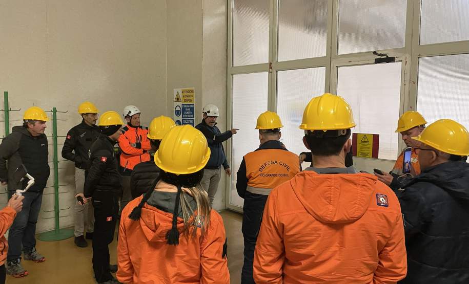 Riscos e repostas a desastres: Defesa Civil do Paraná participa de visita técnica à Itália