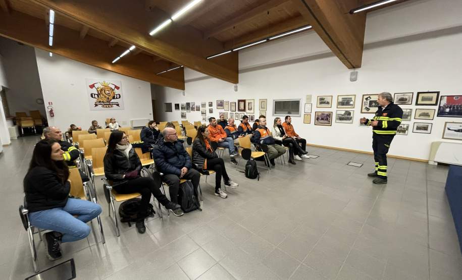 Riscos e repostas a desastres: Defesa Civil do Paraná participa de visita técnica à Itália