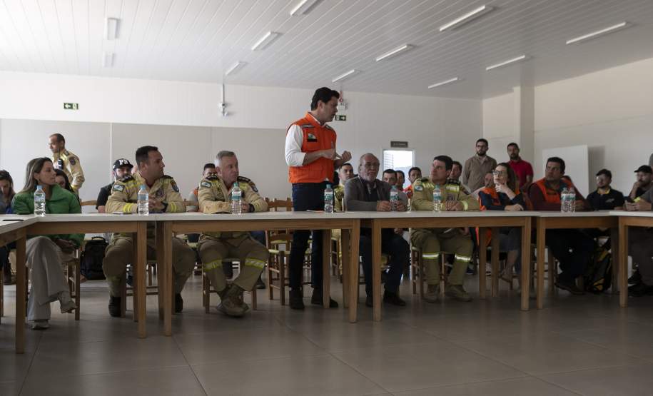 Governo do Estado alinha novas ações para a reconstrução de Rio Bonito do Iguaçu