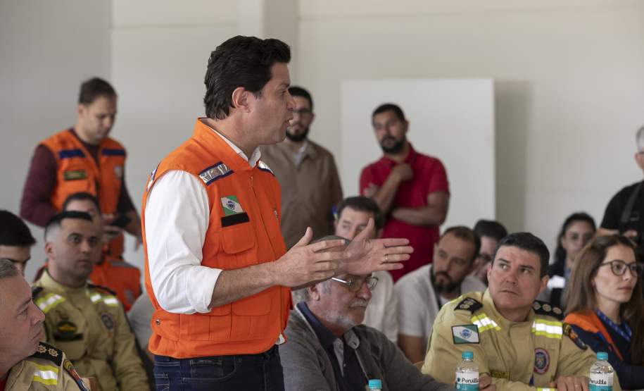 Governo do Estado alinha novas ações para a reconstrução de Rio Bonito do Iguaçu