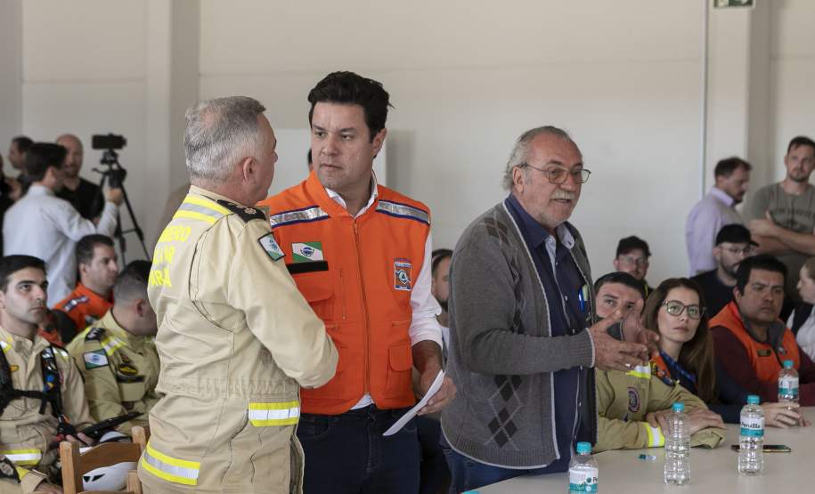 Governo do Estado alinha novas ações para a reconstrução de Rio Bonito do Iguaçu
