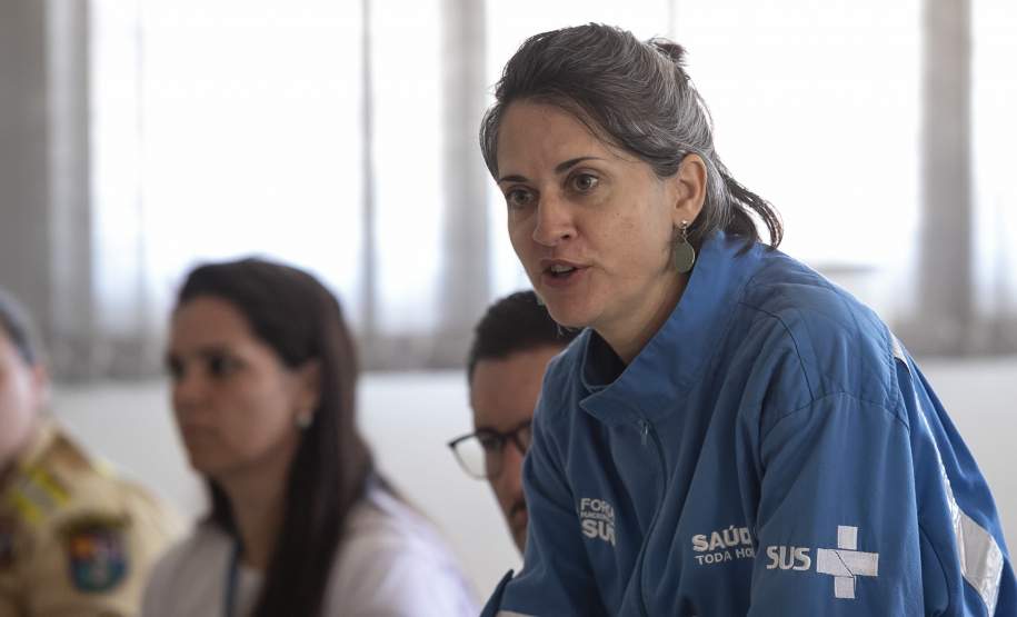 Governo do Estado alinha novas ações para a reconstrução de Rio Bonito do Iguaçu