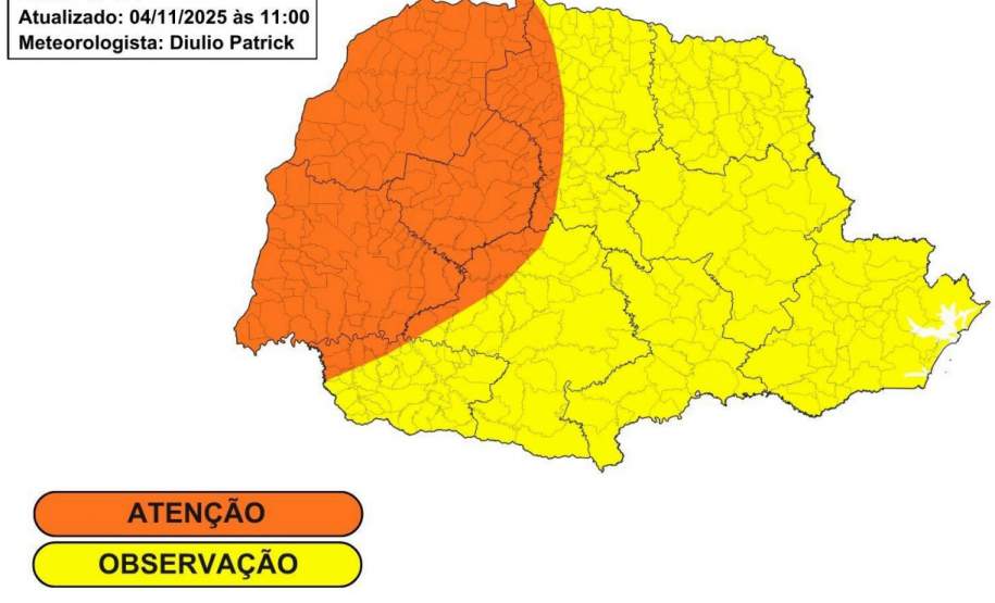 Simepar alerta para novos temporais nos próximos dias; Defesa Civil orienta cuidados