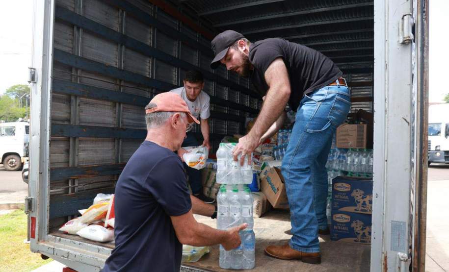Defesa Civil já entregou 4 toneladas de alimentos em Rio Bonito do Iguaçu; cidade precisa de materiais de construção