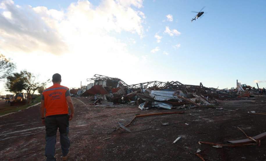 Estado vai liberar R$ 50 milhões de Fundo de Calamidade para reconstrução de Rio Bonito do Iguaçu
