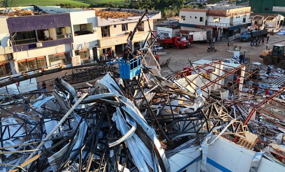 Estado vai liberar R$ 50 milhões de Fundo de Calamidade para reconstrução de Rio Bonito do Iguaçu