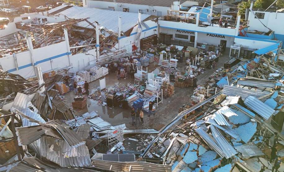 Estado vai liberar R$ 50 milhões de Fundo de Calamidade para reconstrução de Rio Bonito do Iguaçu
