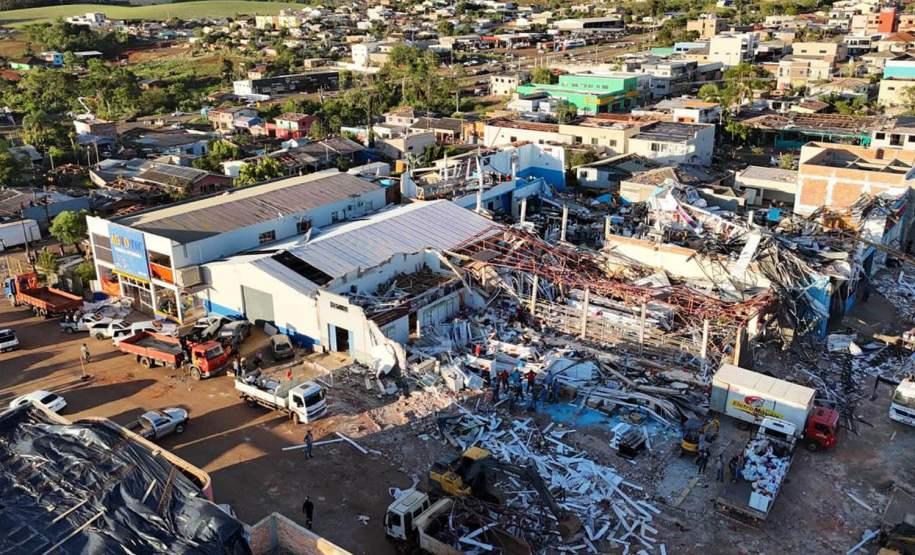 Estado vai liberar R$ 50 milhões de Fundo de Calamidade para reconstrução de Rio Bonito do Iguaçu