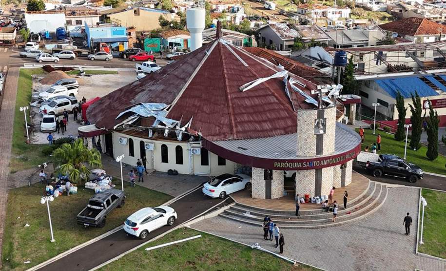 Estado vai liberar R$ 50 milhões de Fundo de Calamidade para reconstrução de Rio Bonito do Iguaçu