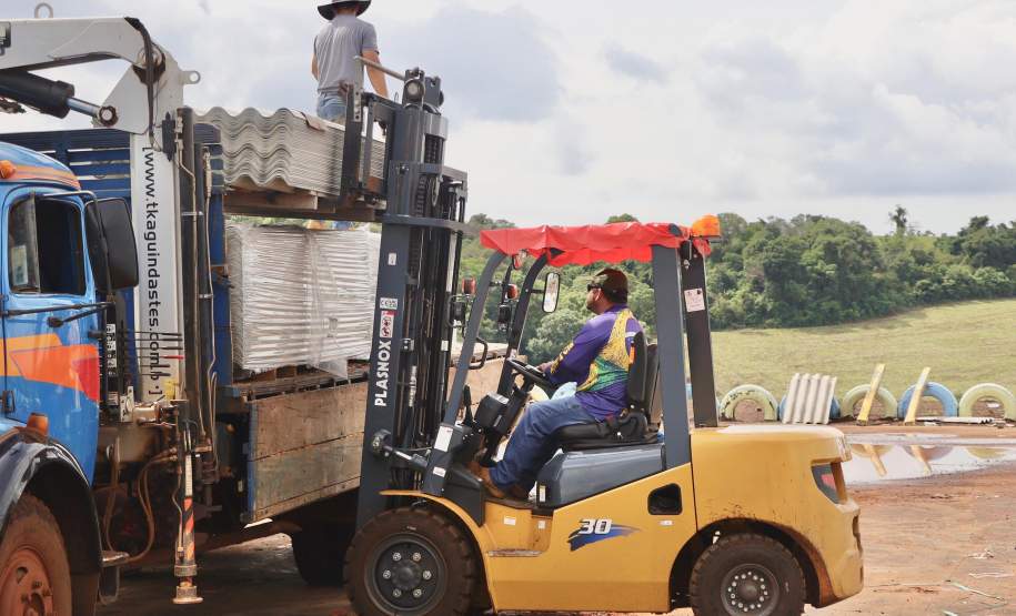 Estado reforça pedido por materiais de construção para avançar nos trabalhos em Rio Bonito do Iguaçu