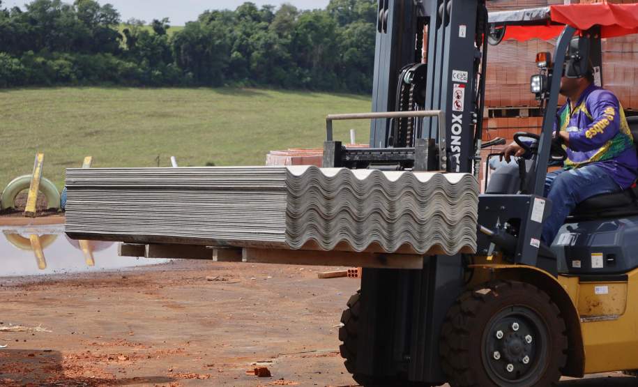 Estado reforça pedido por materiais de construção para avançar nos trabalhos em Rio Bonito do Iguaçu