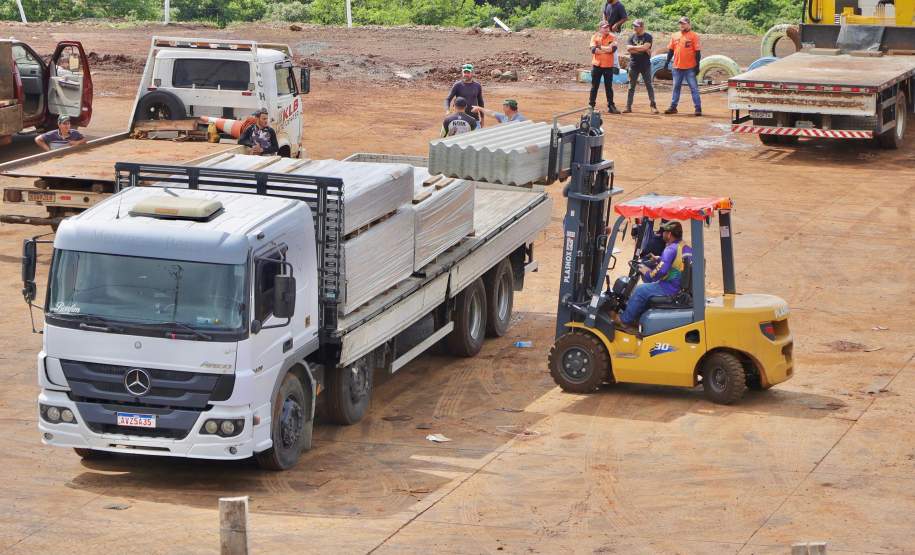 Estado reforça pedido por materiais de construção para avançar nos trabalhos em Rio Bonito do Iguaçu