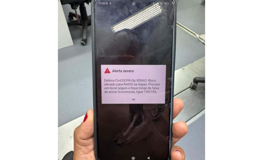 Com base no Litoral, Defesa Civil já emitiu 76 alertas durante o Verão Maior Paraná
