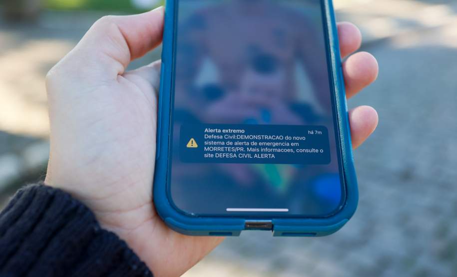 Defesa Civil emitiu 134 alertas de eventos severos desde a implementação do Cell Broadcast