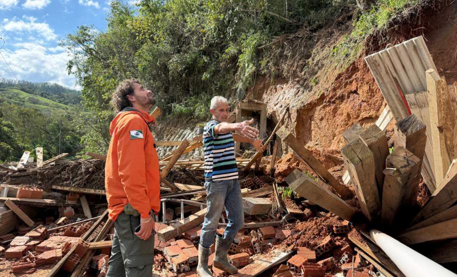 Estado, União e municípios iniciam levantamento de danos em estruturas de Cerro Azul e Adrianópolis